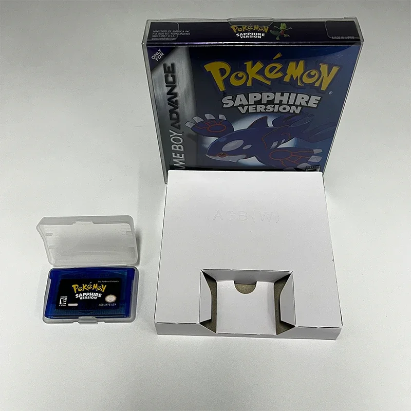 Pokemon Series GBA Game Cartridge In Box Emerald/Ruby/FireRed/Leafgreen/Sapphire No Manual