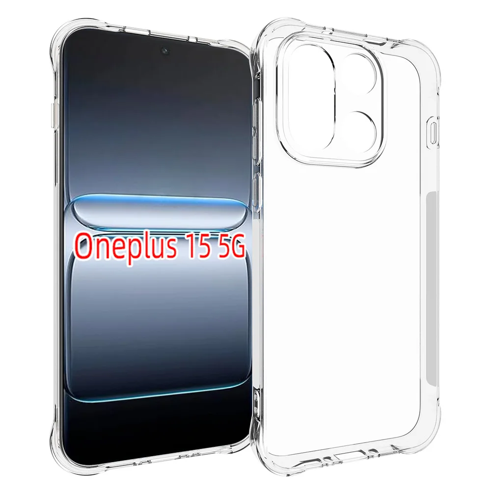 HD Clear Transparent Anti-Shock TPU Soft Back Case
