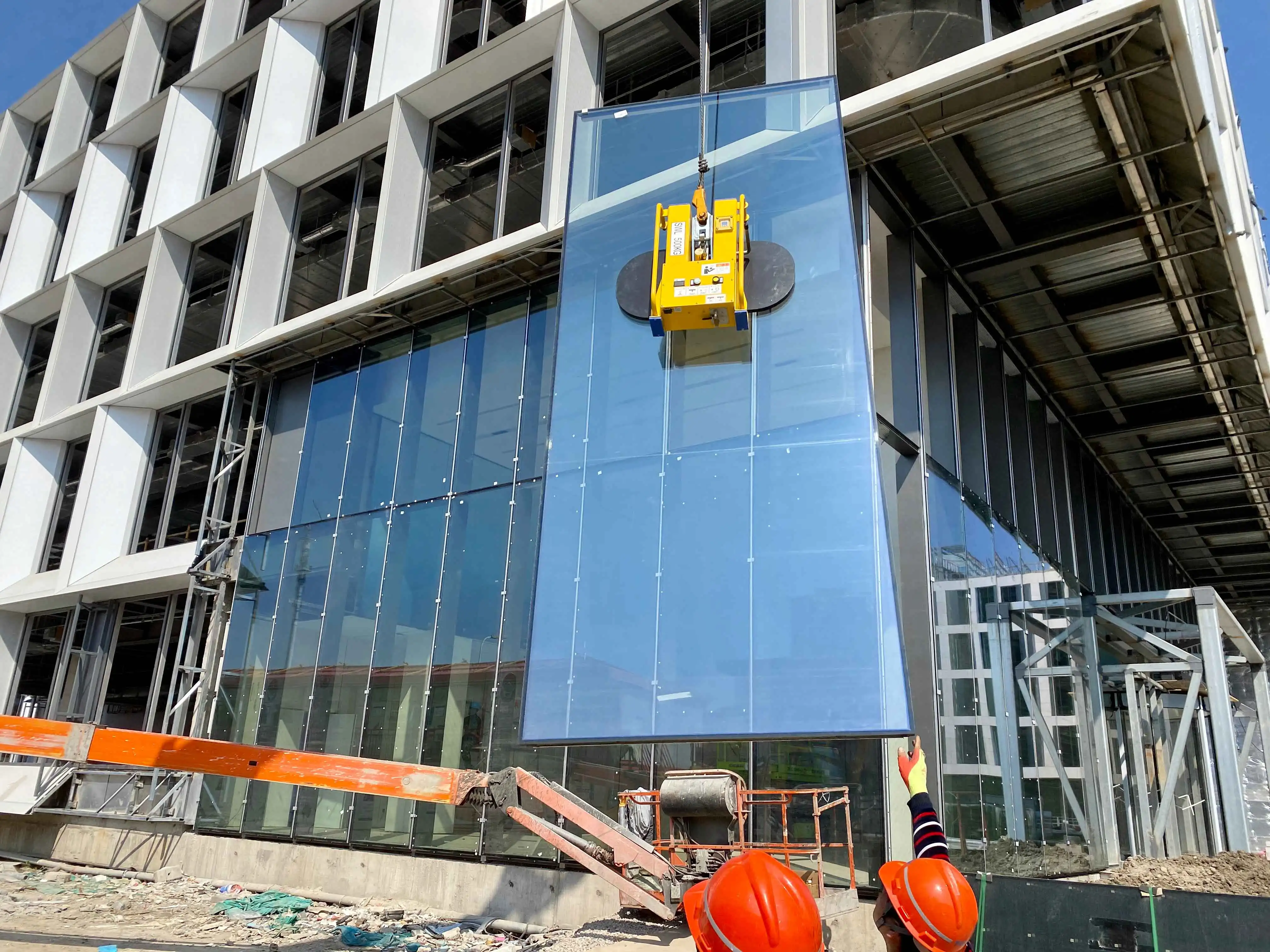 Awovolift vacuum lifter for sandwich panel roof or window vacuum glass sucker lifter mobile 500kg forklift handle