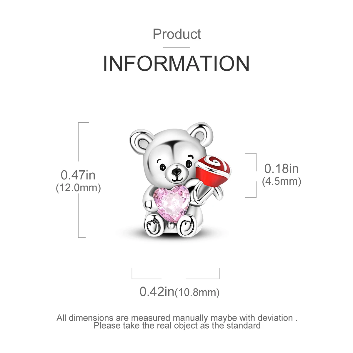 925 Sterling Silber Traum ballon Einhorn Zirkonium Charm Anhänger Perlen baumeln für Armband Halskette DIY edlen Schmuck – Detail 38