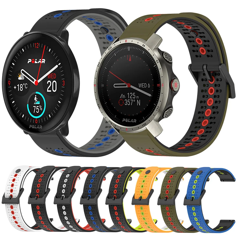 

Silicone Strap for Samsung Galaxy Watch 5 45mm/watch 5 40mm 44mm/watch 4 40mm 42mm 44mm 46mm Band Macaron Contrast Color fresh