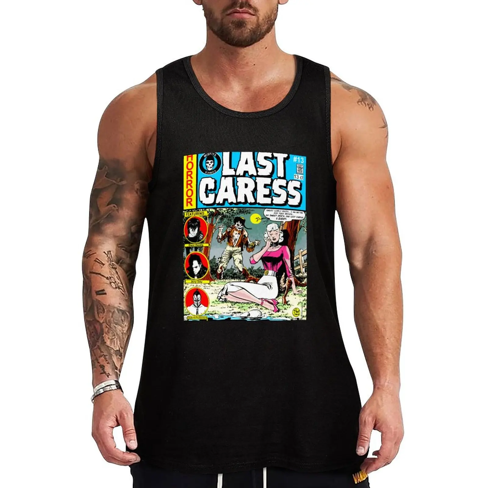 

Misfits last caress Tank Top gym clothing Men's summer clothes 2024