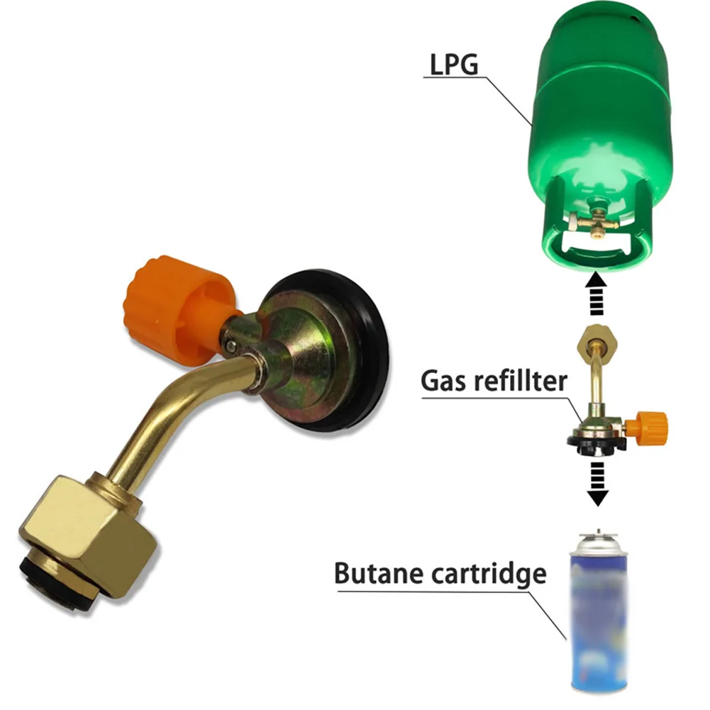 Adaptateur Butane, Cartouche De Gaz Butane Type Adaptateur Long Réservoir  De Gaz Pour Le Camping Pour La Chasse Pour Le 