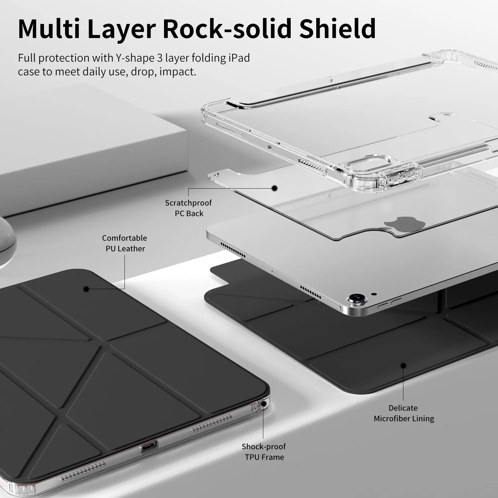 Versatile Smart Cover Tablet Case