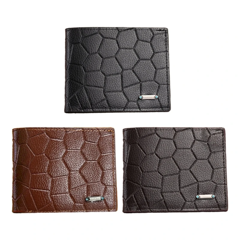 

Wallet Card Holder Vintage Short Wallet for Men Bifold Coin Purse Money Bag