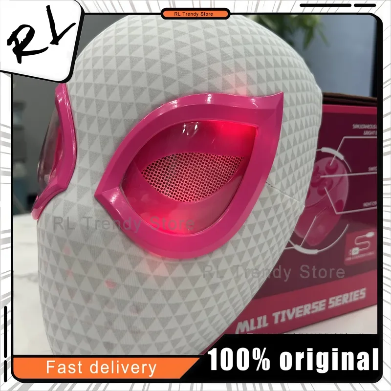 Hot Spider Man Eye Gwen Mask Spider Man Moving Eyes Helmet Mask Cosplay Decoration Christmas Gift Toys