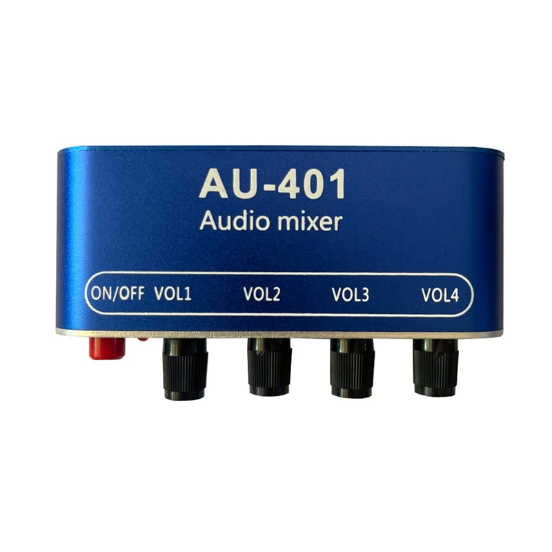 

AU-401 DC5V-12V отдельно управляемая плата DIY усилитель для наушников 4 входа на 1 выход смешивание звука