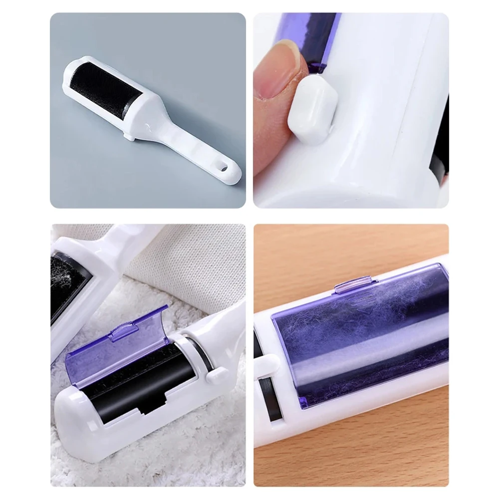 1PC Household Sofa Dust Brush Cylinder Sticky Brush Clothes Electrostatic Hair Remover