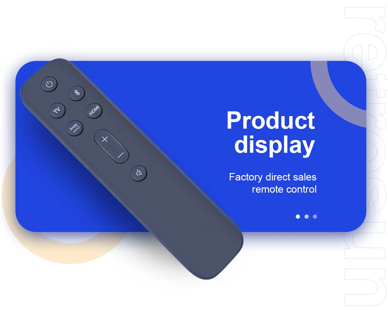 Description Picture 3 of itemNew Original Remote Control for JBL BAR 5.0 BAR 5.1 BAR 2.0 Channel Sound Bar Speaker System