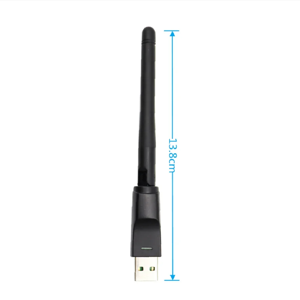 노트북 PC 용 안테나 칩셋 Ralink MTK 7601이 포함 된 2.4GHz USB 2.0 어댑터 150Mbps WiFi 무선 네트워크 카드 도매
