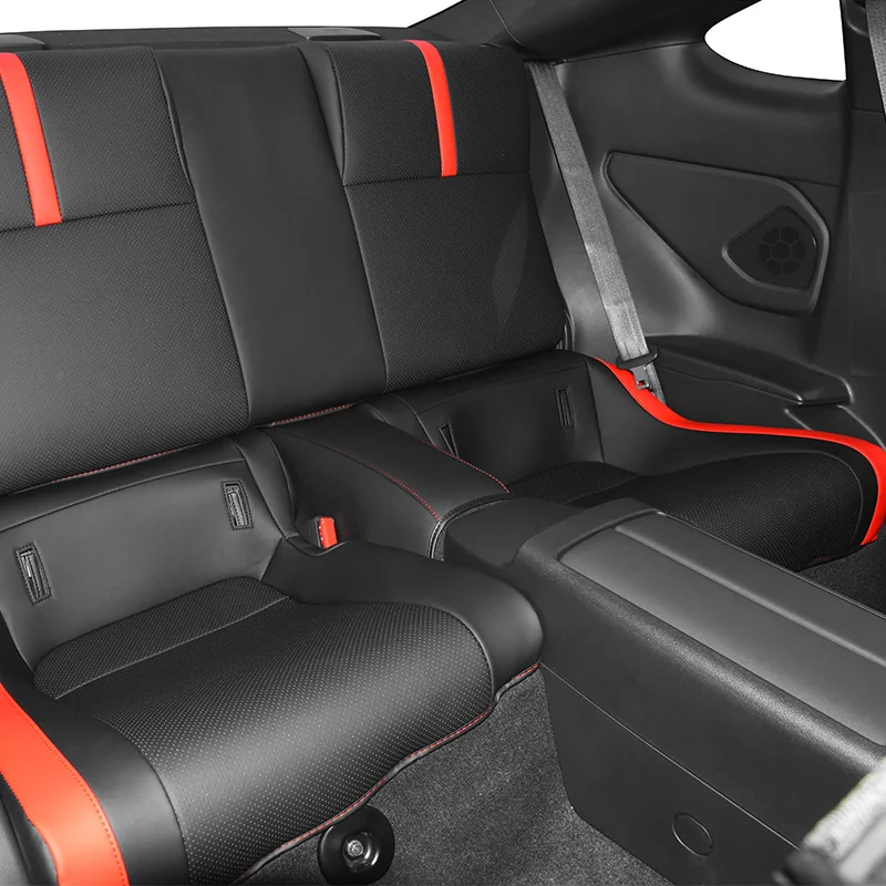 Toyota GR86 SUBARU BRZ 2013 2014 2015 2016 2017 2018 2019 맞춤형 카시트 커버 보호대 쿠션 패드 풀 서라운드 블랙