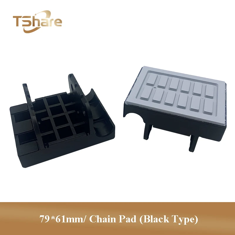 

Promotion 10 Pcs CCE001-2 79x61mm Black Type Conveyance Block Chain Pad for KDT HOMAG BRANDT Edge Banding Machine