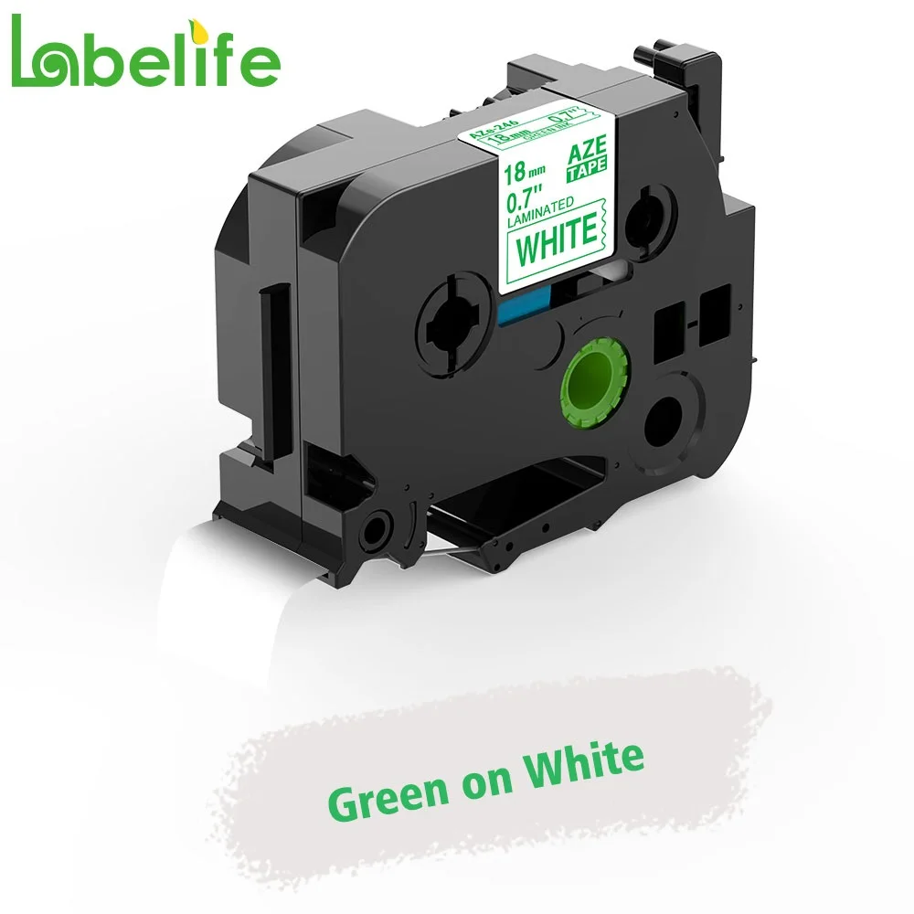 Green on White