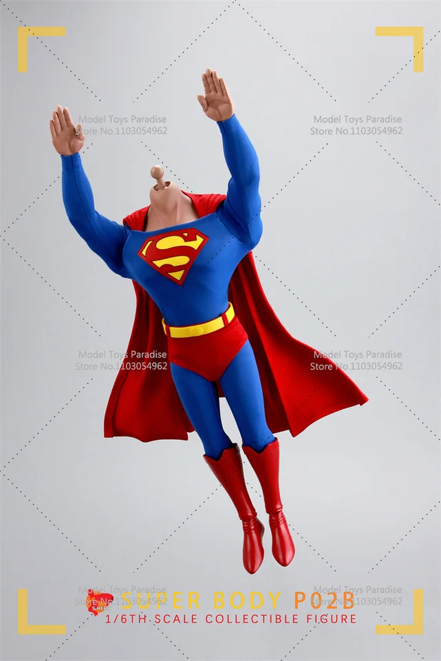 SHERO TOYS P01/P02 1/6 Soldier Anime Superman Hero Head