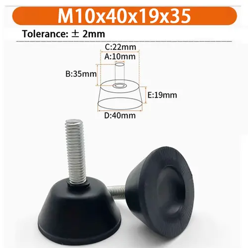 M6 M8 M10 Rubber Adjustable Feet Pad Feet Pad With Screw Table Chair Balck Leveling Foot Pad Furniture Leg Anti-shock Protection - Image 72