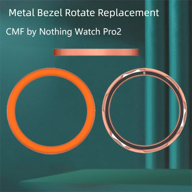 CMF Watch Pro2 Premium Metal Bezel Protector and Band Cover Set - High-Quality Replacement Case