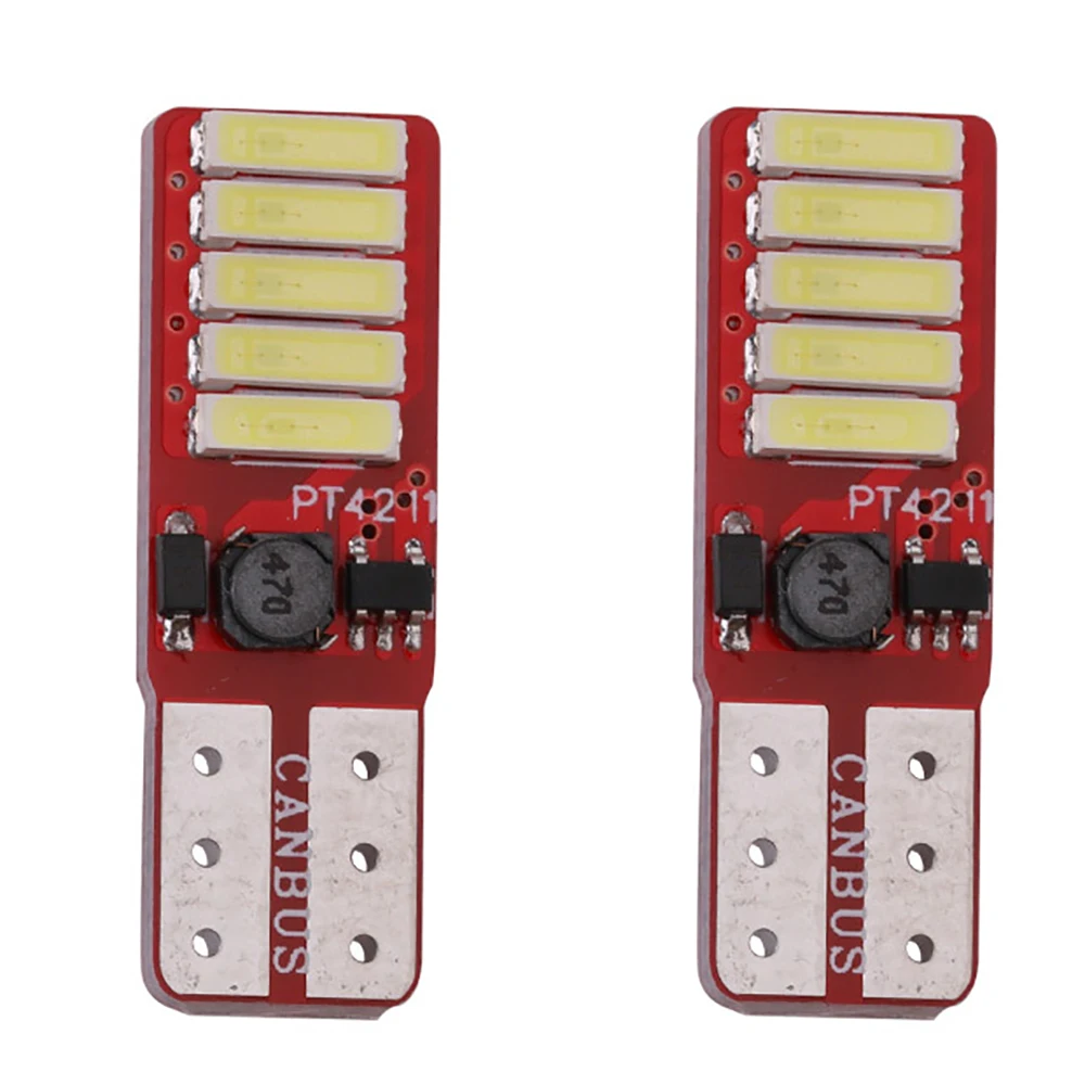 

T10 10SMD 7020 W5W боковая габаритная лампа для чтения супер яркая лампа