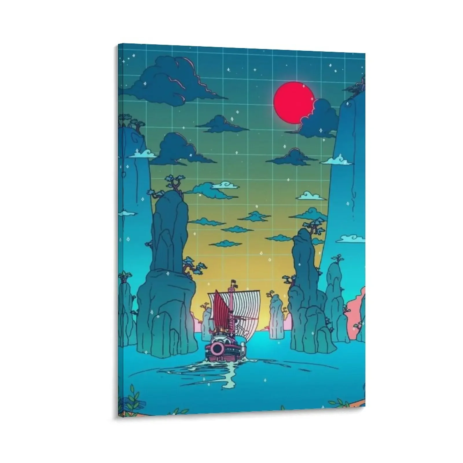 

The Sunny on the SEA Canvas Painting living room decoration room decorations for men painting anime figure