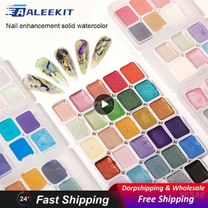 

Nail Enhancement Solid Mirror Powder Pearl Effect Easy To Expand Colorful Fine Powder Texture Nail Tools Laser Powder
