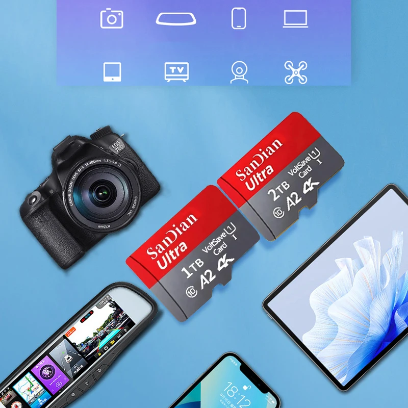Memory card Mini flash TF/SD card 128GB 256GB 512GB High-speed/capacity Class 10 For mobile phones/laptops