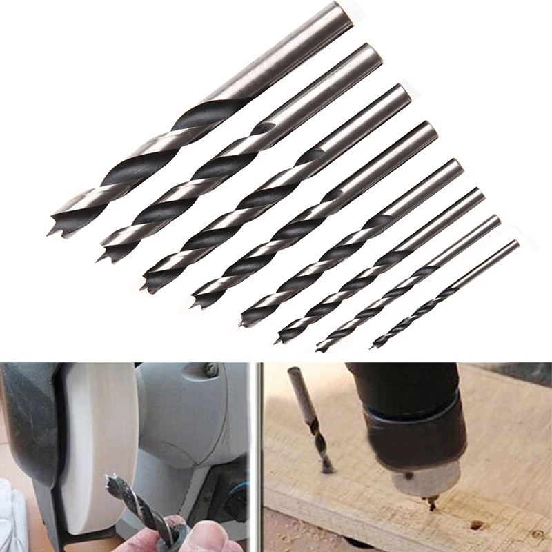 

8Pcs/Set 3MM-10MM HSS Drill Bits For Woodworking Metal Wood Tools New