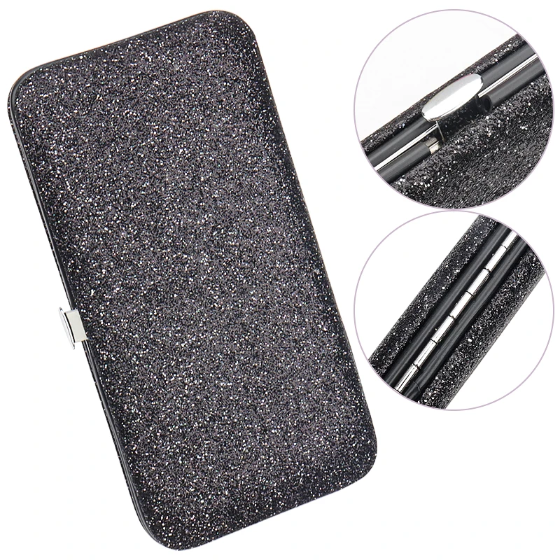 まつげエクステンションピンセット収納ボックス 7 スロット光沢のある