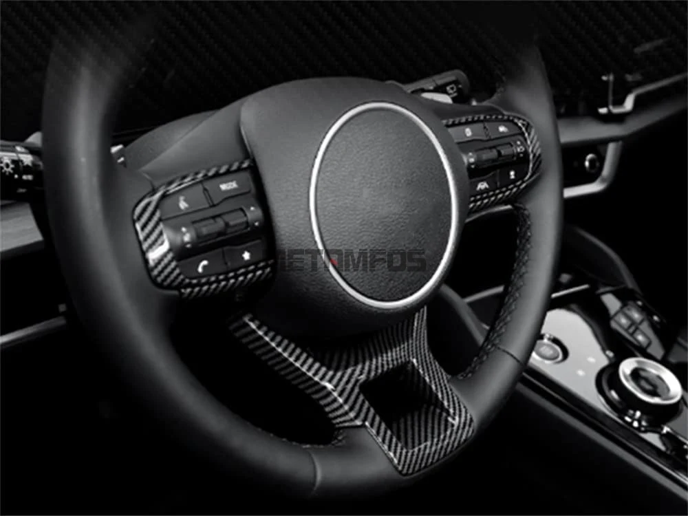 KUNGKIC Kohlefaser-Aufkleber Für Kia Sportage NQ5 2022–2025 – Innenverkleidung A-Säule, Schwarzes Carbon-Design