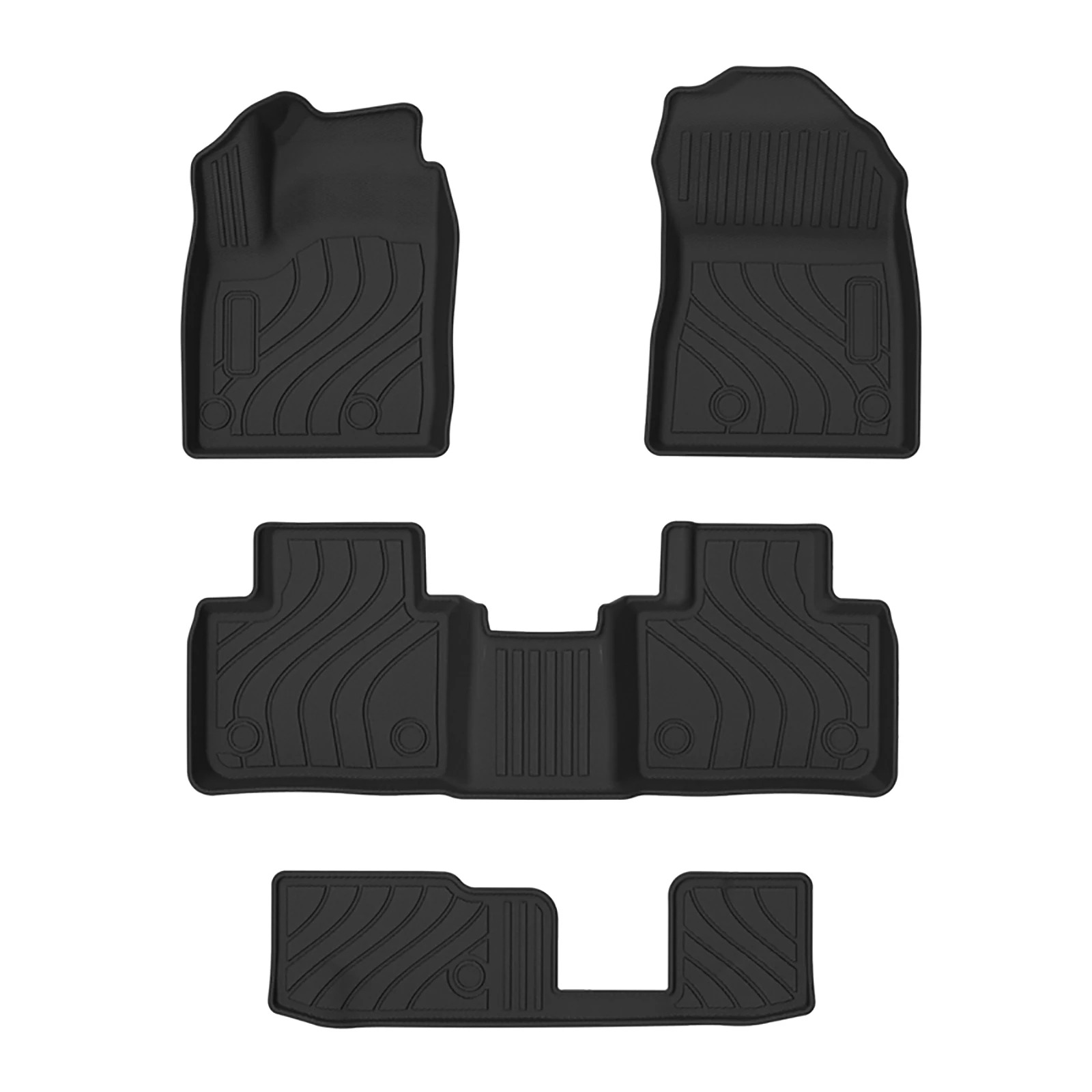 

for Mitsubishi Outlander 2022 2023 LHD Auto Car Floor Mats All-Weather TPE 3D Foot Mat Odorless Pad Tray Interior Accessories