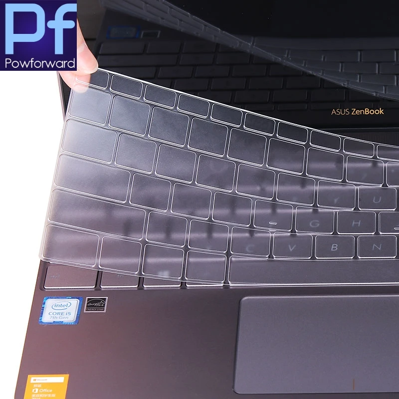 Per Asus Zenbook Deluxe Ux490 Ux490Ua 14 Pollici Per Asus Zenbook 3 Ux390Ua Ux390 12.5 Pollici Tpu Ultra Keyboard Cover Protector Skin
