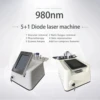 CE Approved 5 In 1 Spider Veins Removal 980nm Diode Laser Onychomycosis Nail Fungus Treatment Device Vascular Vein Laser Diode 3