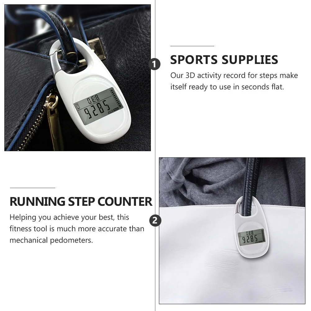 Pedometer Ankle Step Counter for Walking Running Mountain Climbing Multifunction Fitness