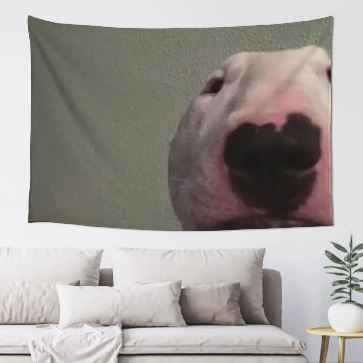 Walter Dog Tee Tapestry Room Design Aesthetics For Room Cute Decor Tapestry