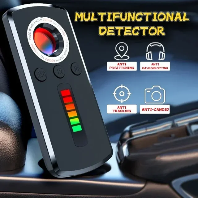 Hidden Camera Detector Anti Spy Gadget Professional Hunter Wireless Signal Car GPS Infrared Search Wiretapping Bug Mini Devices 4