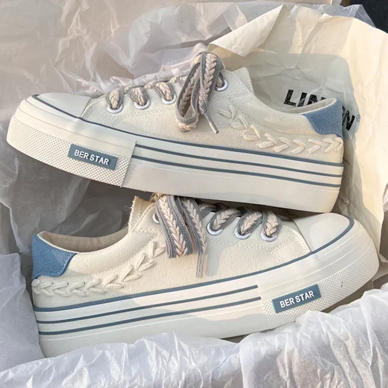 Women shoes women sneakers casual shoes platform canvas shoes for youth girls