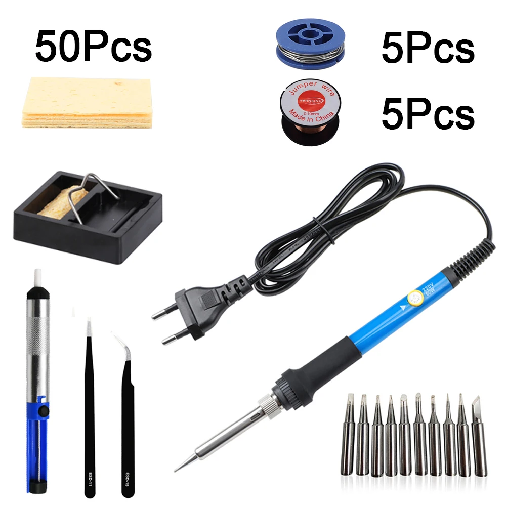 hot stapler plastic welder Soldering Iron Electric For Soldering 220V Tin Soldering Iron ​With Regulator ​Welder Solder Tin Welding Machine ​Soldering Kit best soldering iron for electronics Welding Equipment