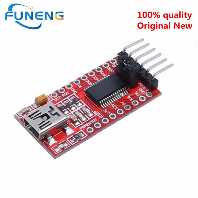 5Pcs Ft232Rl Ftdi Usb 3.3V 5.5V A Modulo Adattatore Seriale Ttl Per Mini Porta Arduino Ft232.