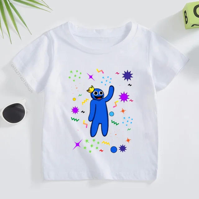 2023 Robloxing kid T shirt Boys Game Sports T-shirt Child Cartoon Short  sleeve top 3D Printing Casual Street Harajuku Clothes