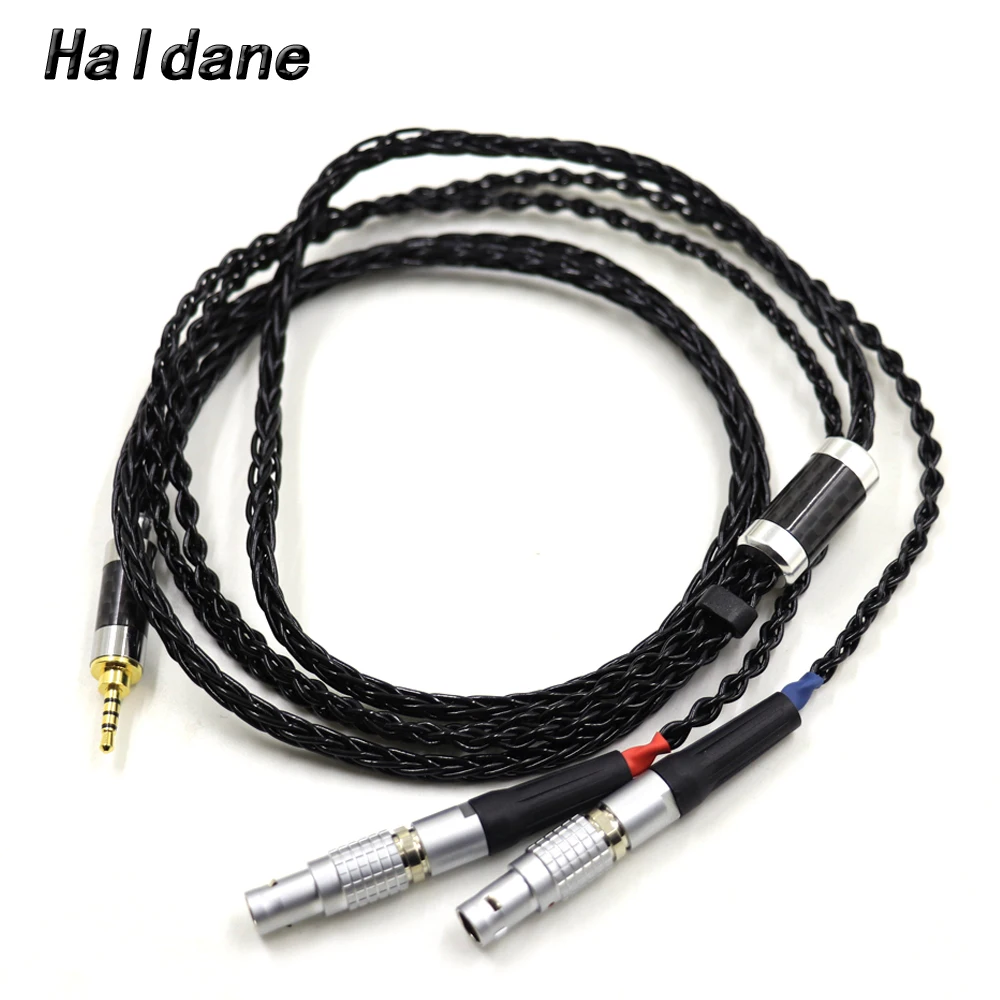 

Haldane HIFI BlackJelly High-end Taiwan 7N Litz OCC Headphone Replace Upgrade Cable for Focal Utopia ELEAR Fidelity Circumaural