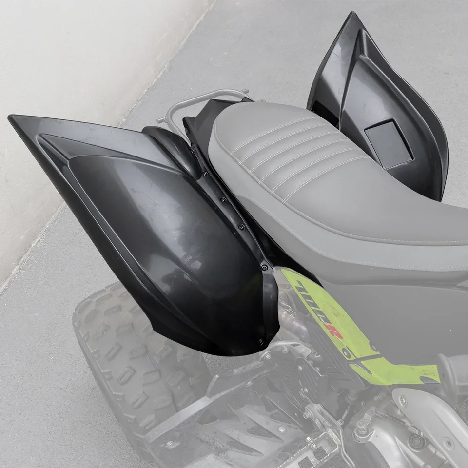 SLORIMOD Front Fender Flares For Yamaha Raptor 700 / 700R (2013-2025) | ATV Mud Guard Extensions | Matte Black Polypropylene
