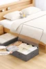 Collapsible bed bottom storage bag Clothing organizer Clothing closet sofa organizer bag Family storage bag top transparent 1