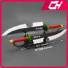 Demon killer Weapon Uzui Tengen Nichirin Blade The Sound Hashira Anime Peripheral Katana Sword Metal Weapon Model Boys Gift Toys 1