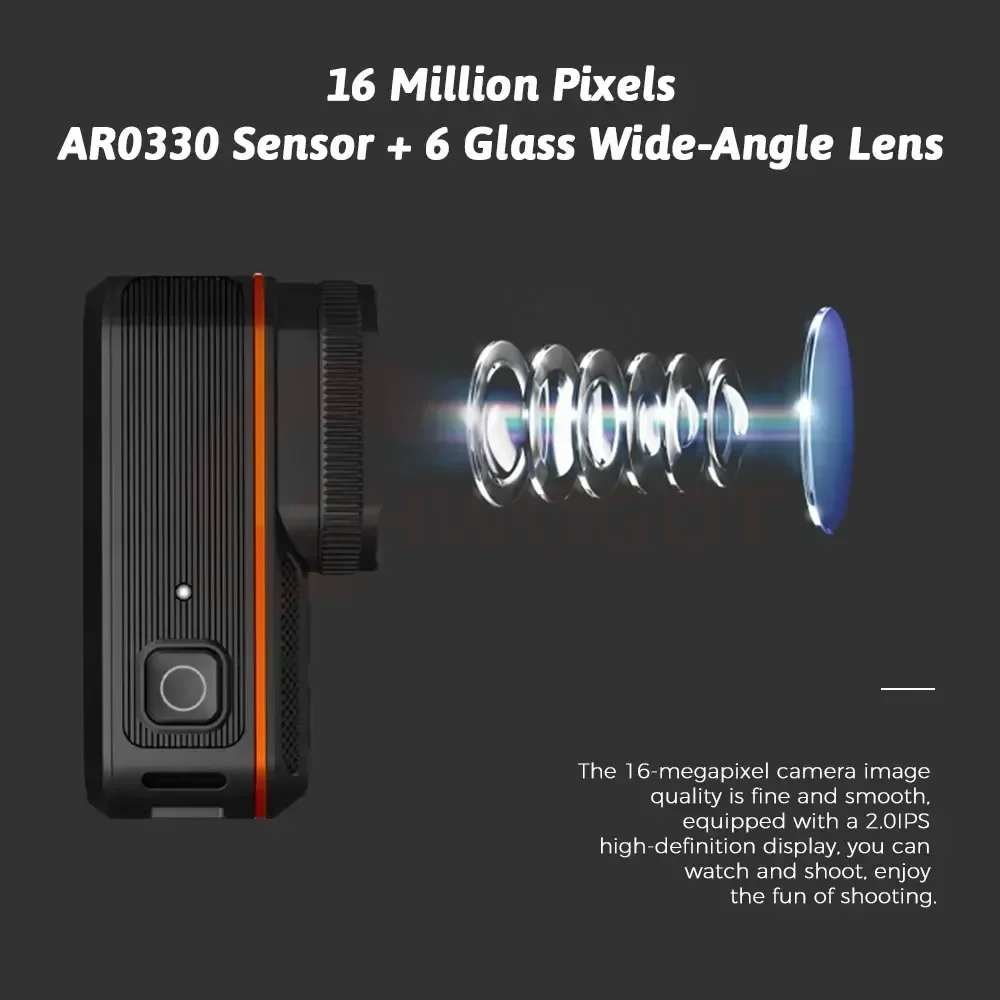 4K HD Motion Camera 60FPS 170°Wide Angle Action Wifi Cam Outdoor Sport Deep Waterproof Bike Motorcycle Body Camcorder LED Screen 3