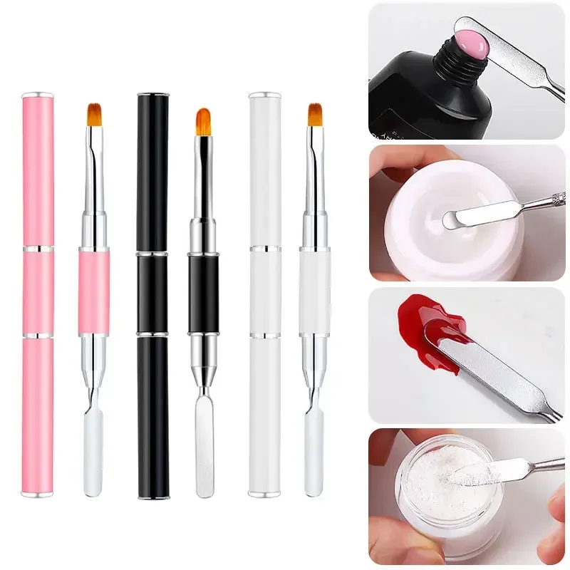 Nail Art Brushes For Manicure UV Gel Brush Pen Extensions Acrylic Nail Art Painting Drawing Carving Pen Phototherapy Brush nail art brushes nail brushes nail art tools gel nail tools