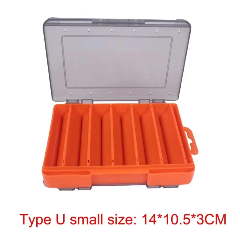 Fishing Accessories Box U Size Wooden Shrimp Box Bait Storage VIB Minobo Climb Transparent