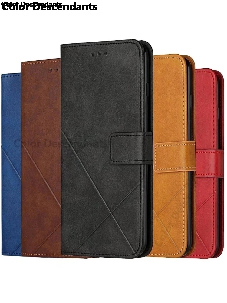 Elegant Flip Leather Phone Case with Stand and Dirt-Resistant Design