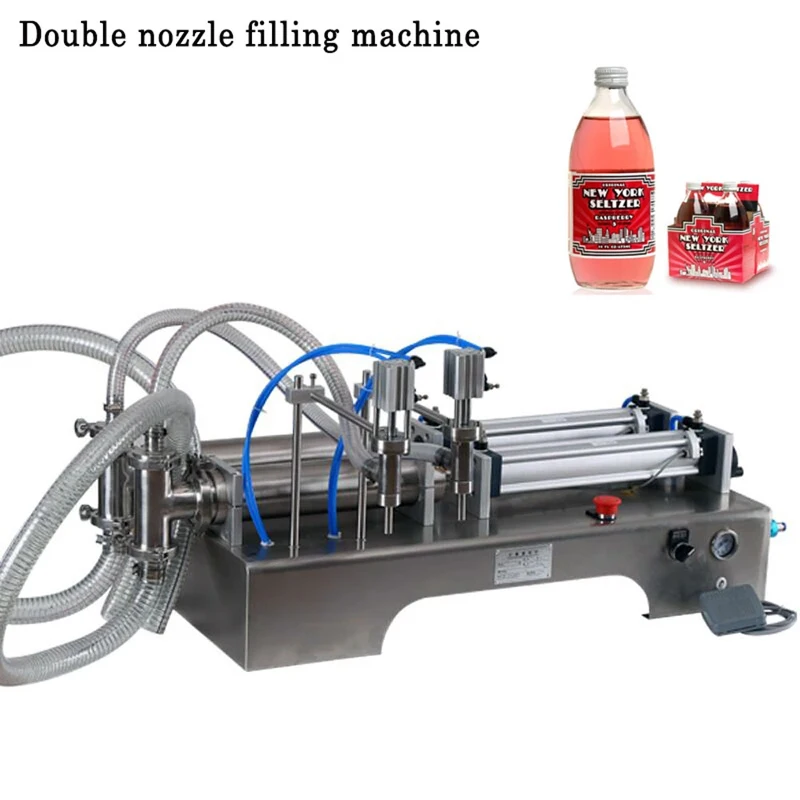 

Semi Automatic Liquid Filling Machine Stainless Steel Commercial Packaging Machine Quantitative Filling Machine 50-500ml