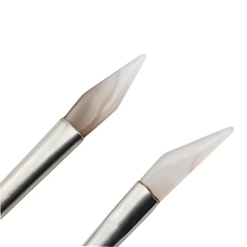 Agate Pen Knife DIY Clay Pottery Ceramic Sculpture Tools Gold/Silver Polishing Scraping Bright Texture Knife Tools polymer clay tools pottery tools clay sculpting tools pottery sculpting tools clay craft tool