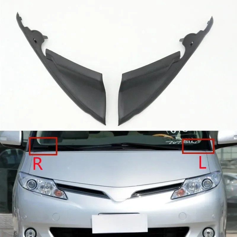 Car Front Fender Windshield Wiper Side Cowl Extension Trim Cover