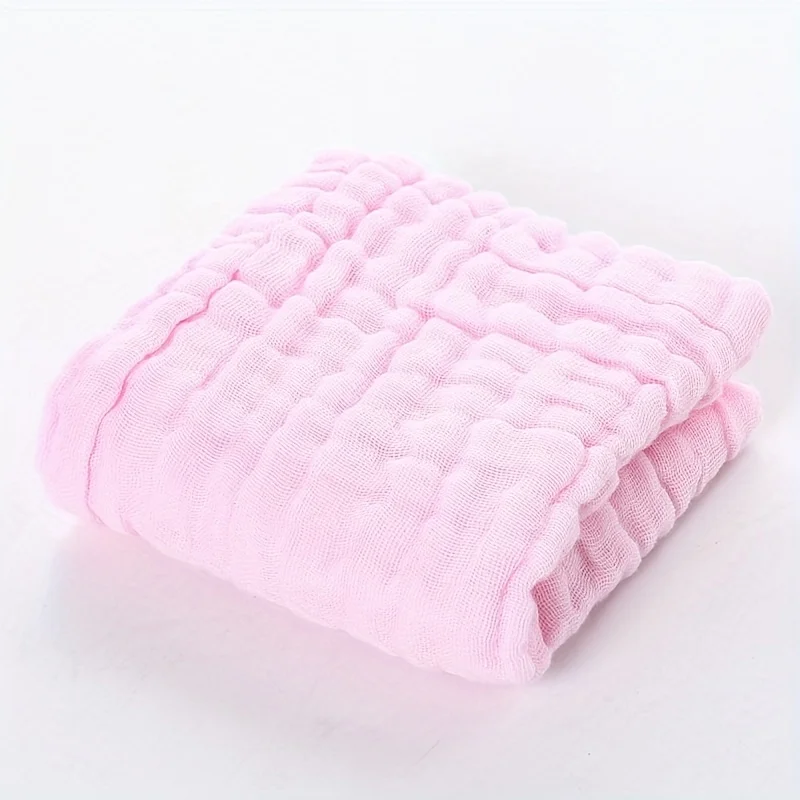 1Pcs Baby Bath Towel Cotton Muslin Squares 6 Layers Gauze Kid Facecloth Face Wash Wipe Hand Soft Newborn Stuff Handkerchief