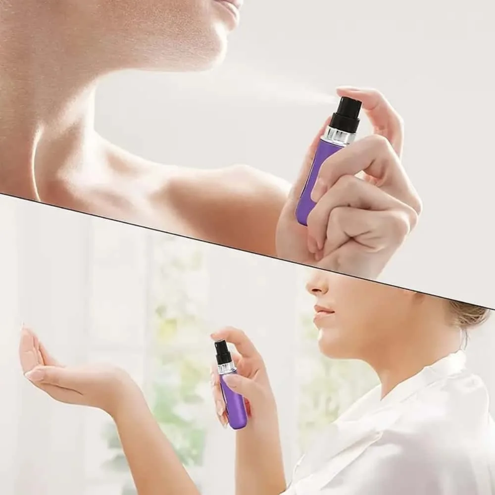 8/5ml perfume atomizer portable liquid container for Cosmetics Traveling mini aluminum spray alcochol empty refillable bottle perfume atomizer mini perfume atomizer refillable bottle refillable empty bottle refillable cosmetic bottle refillable perfume bottle refillable liquid container refillable spray bottle